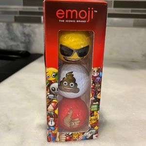 Emoji golf balls